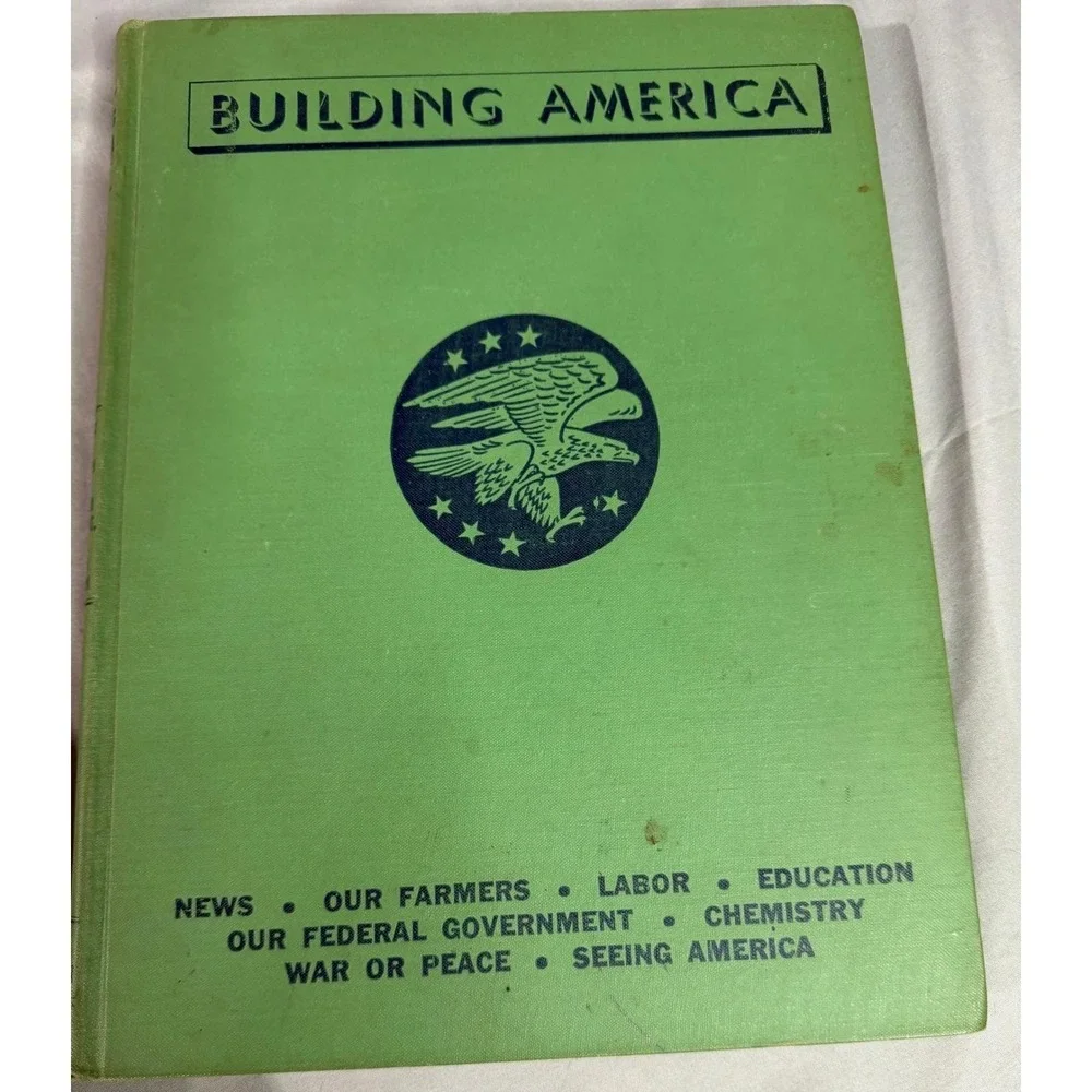 Building America Volumes 1-8 Vintage Hardcover Book Set Americana Corp NEA